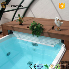 outdoor wpc solid wood DIY floor decking